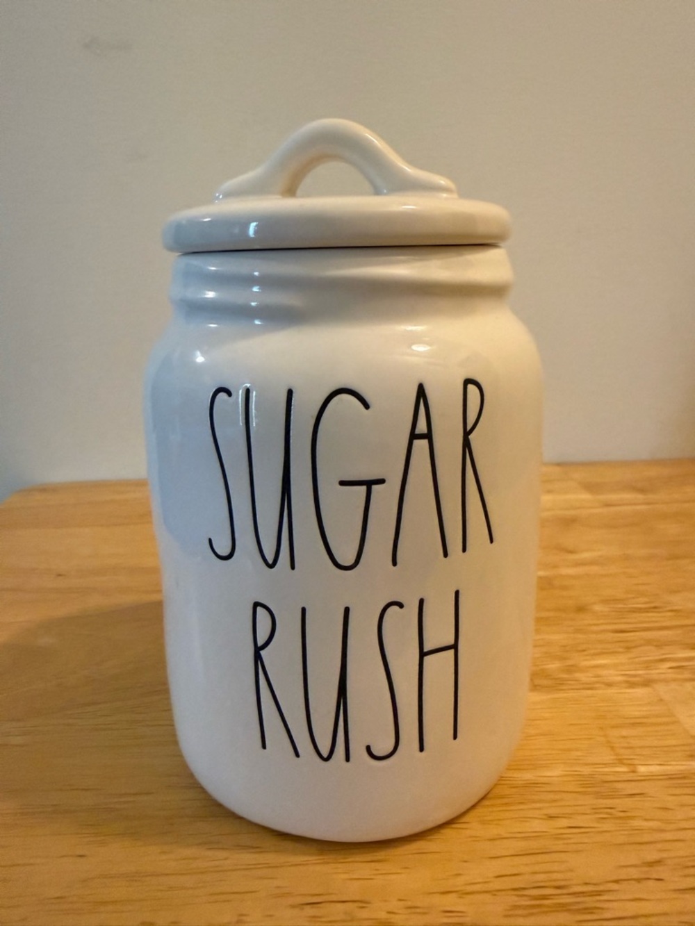 Rae Dunn Ceramic Baby Canister - 'SUGAR RUSH'